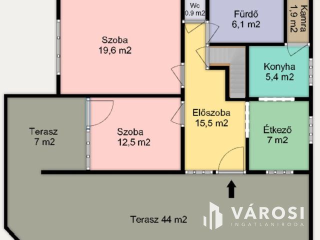 Pilisborosjenő és Budapest határán, panorámás családi ház