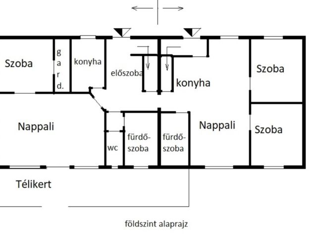Vállalkozás és lakás a határ mellett.